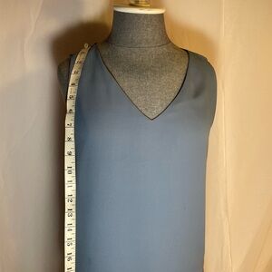 Babaton Blue Sleeveless Blouse